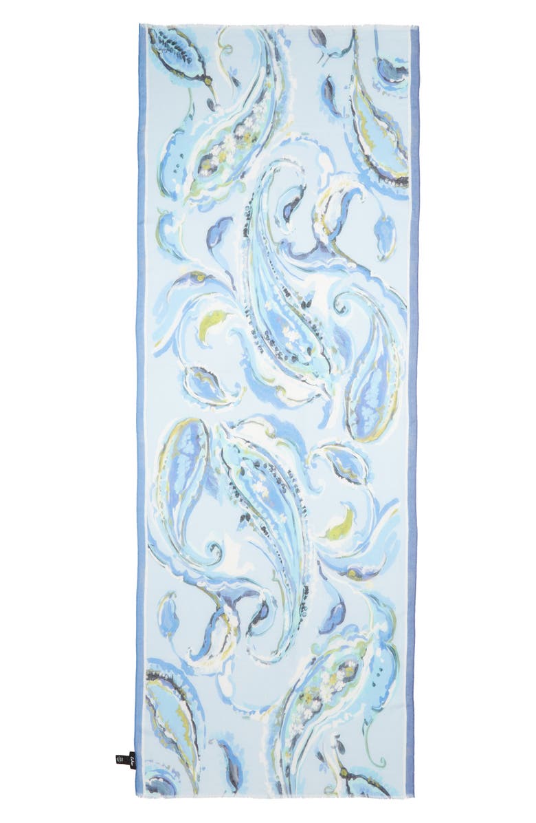 Echo Villa Paisley Long Scarf, Alternate, color, 