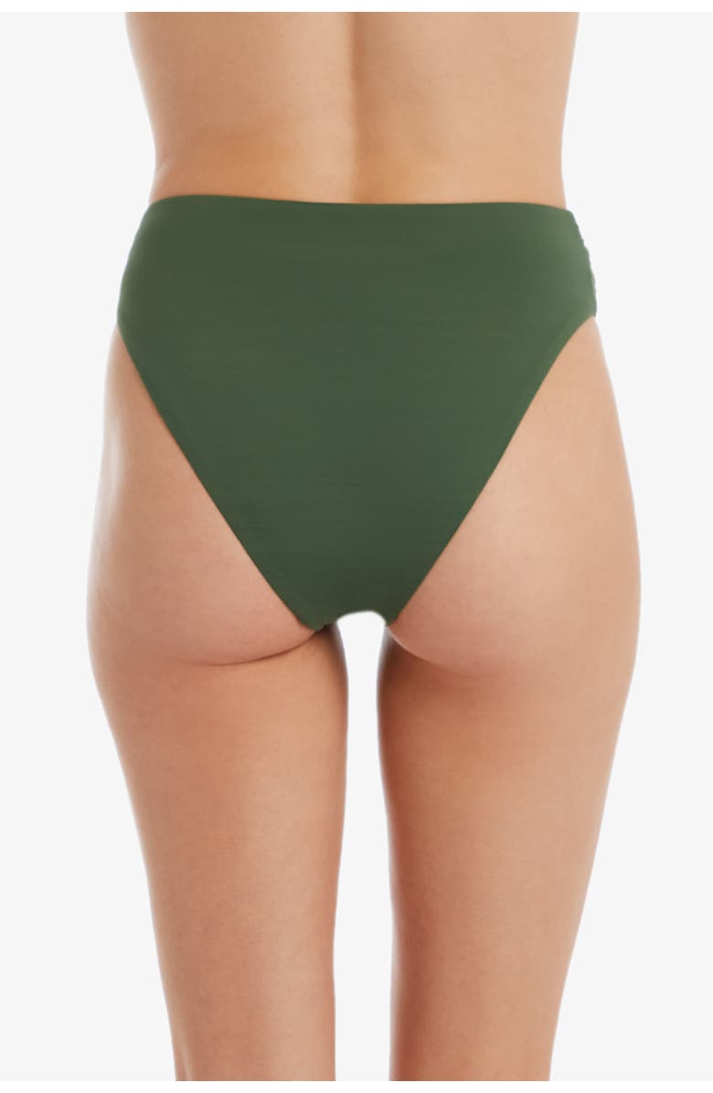 HELEN JON Shirred Bottom, Alternate, color, Textured Fatigue