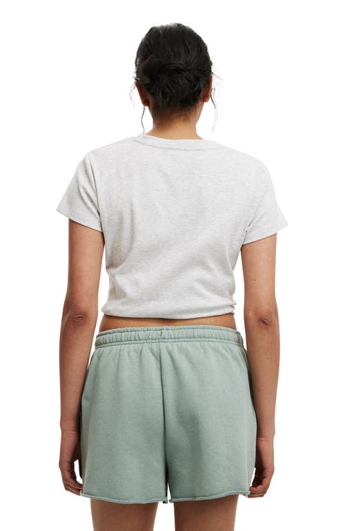 Cotton On Classic Fleece Mini Short In Green