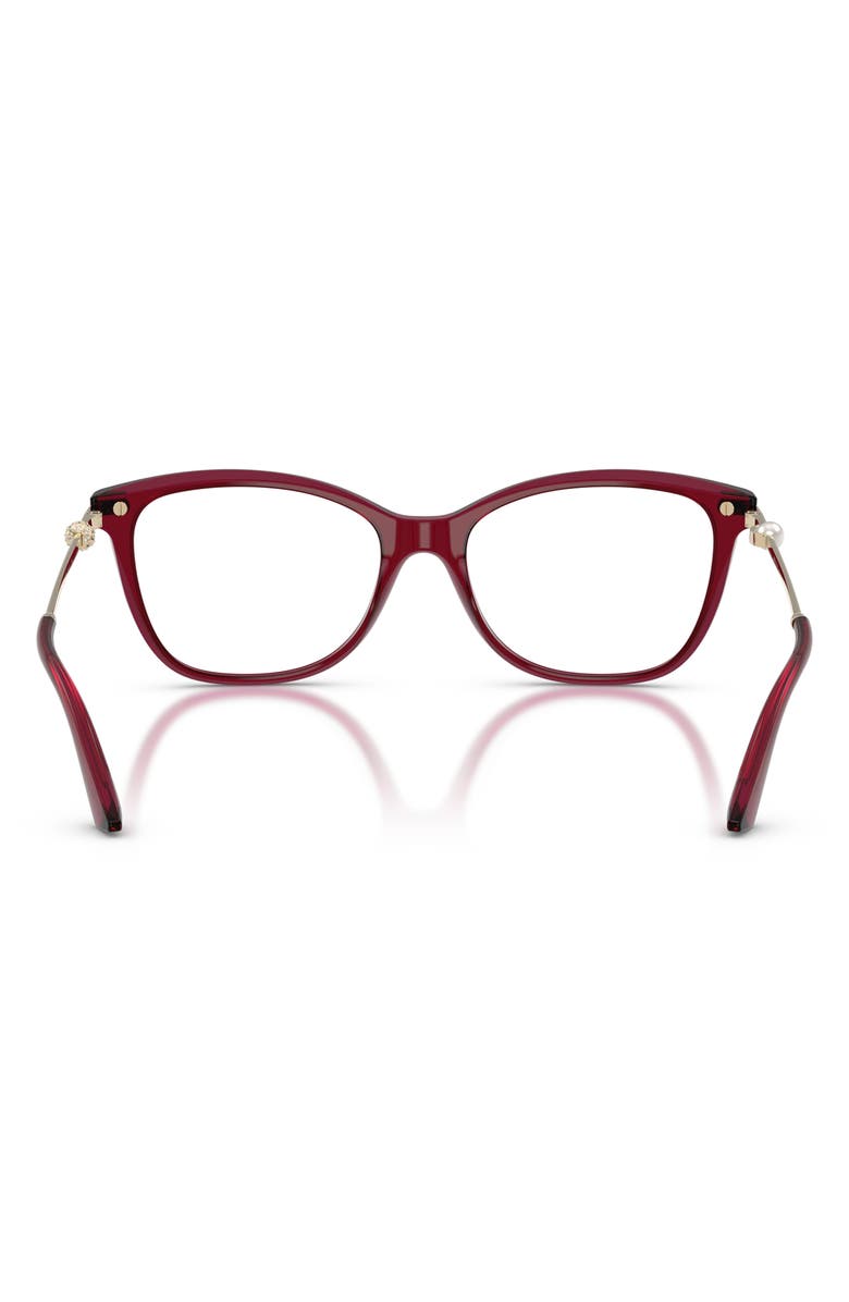 Jimmy Choo 52mm Pillow Optical Glasses, Alternate, color,