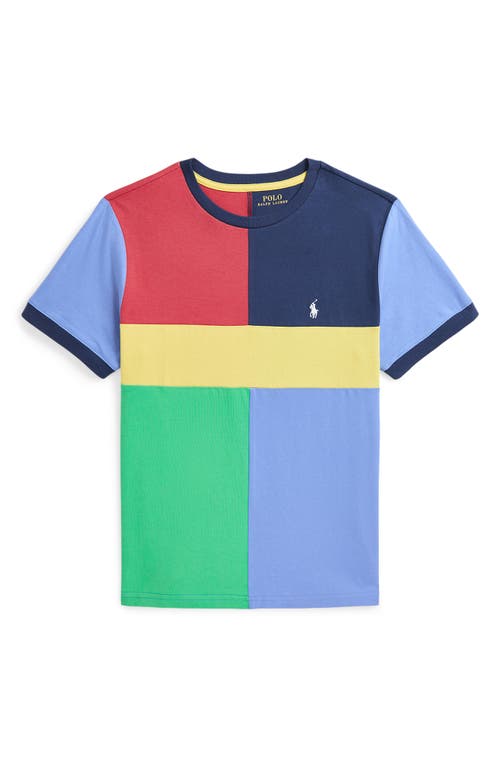 Polo Ralph Lauren Toddler And Little Boys Color-blocked Jersey T-shirt In Multi
