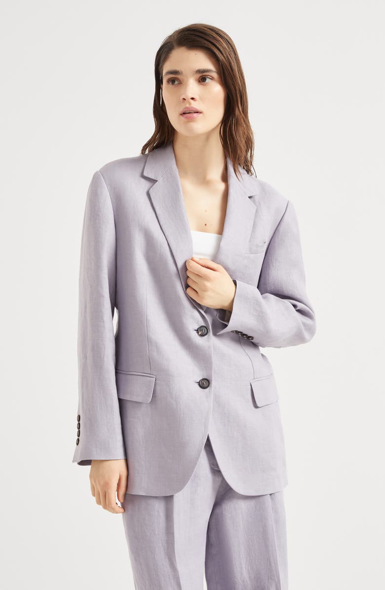 Brunello Cucinelli Gabardine blazer, Alternate, color, 