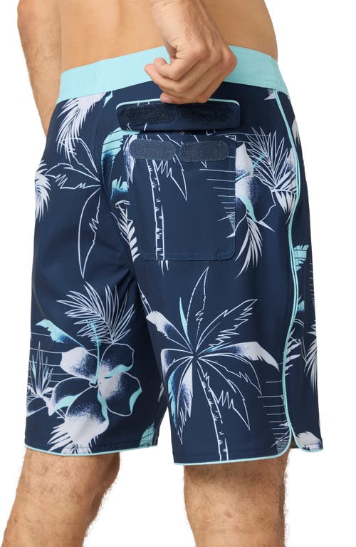 O'neill Hyperfreak Mysto Scallop Swim Trunks In Blue
