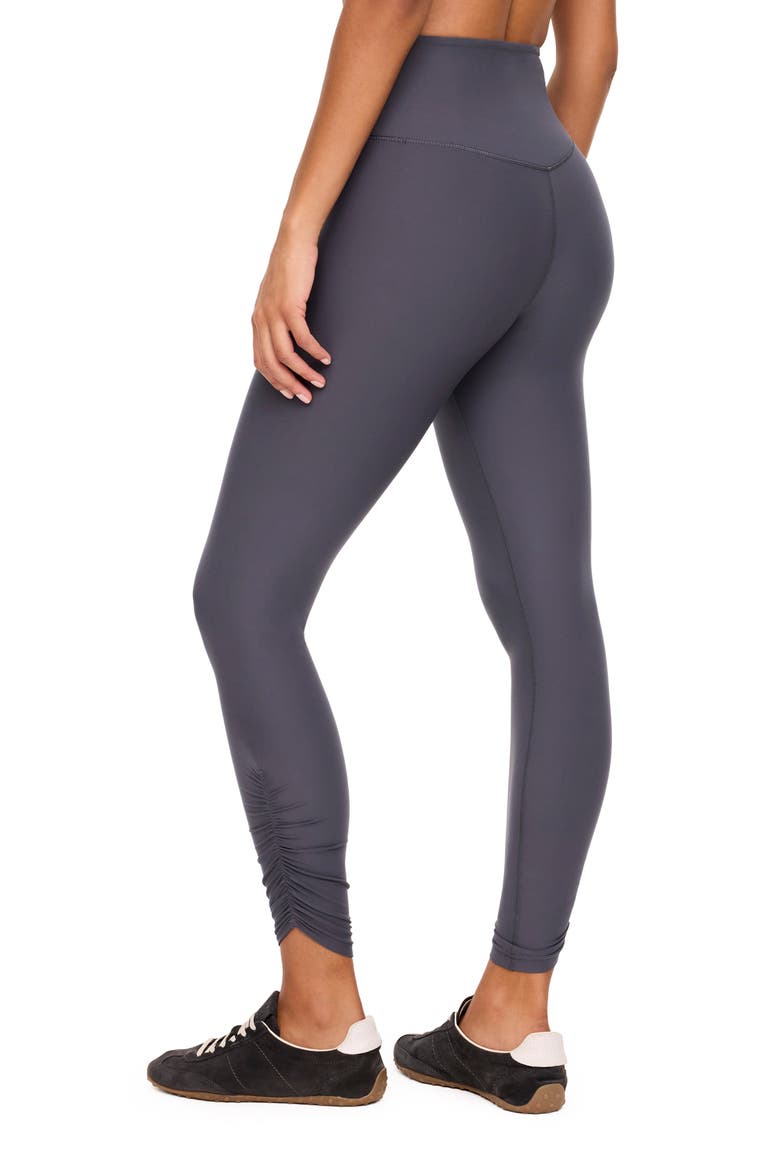 SPANXsmooth® Ruched Leggings, Alternate, color, DARK SLATE