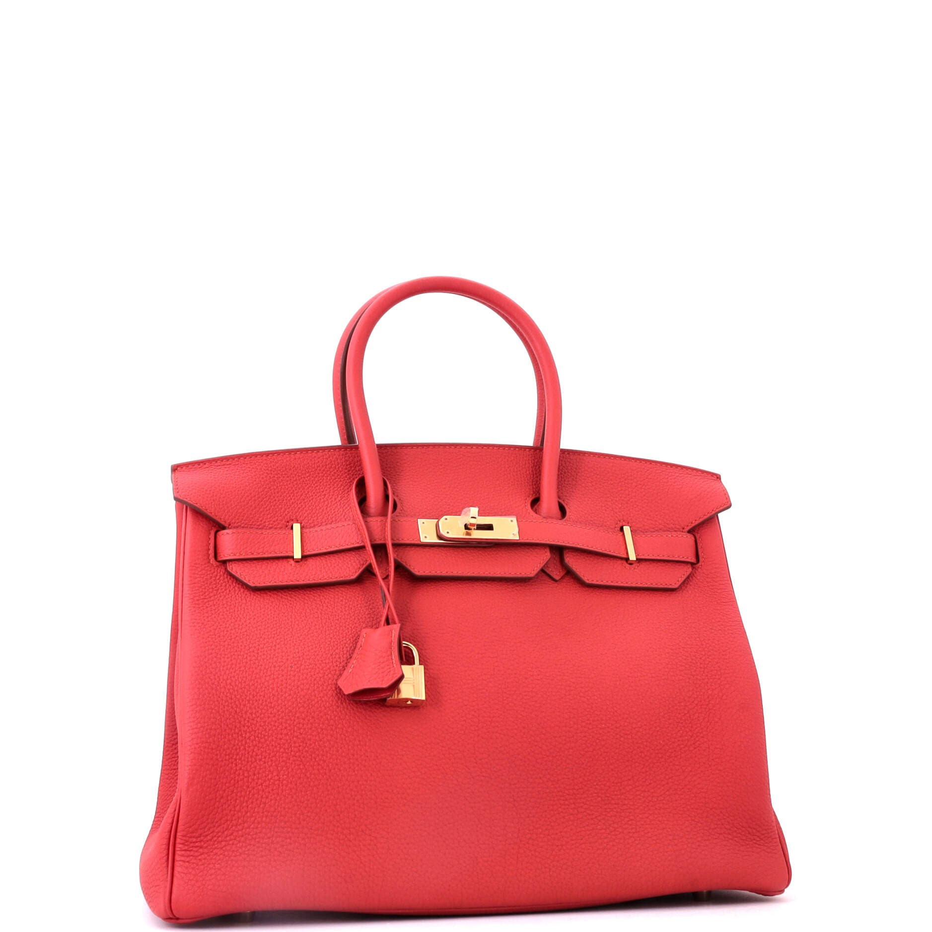 Birkin Handbag Red Togo with Gold Hardware 35, Alternate, color, Red