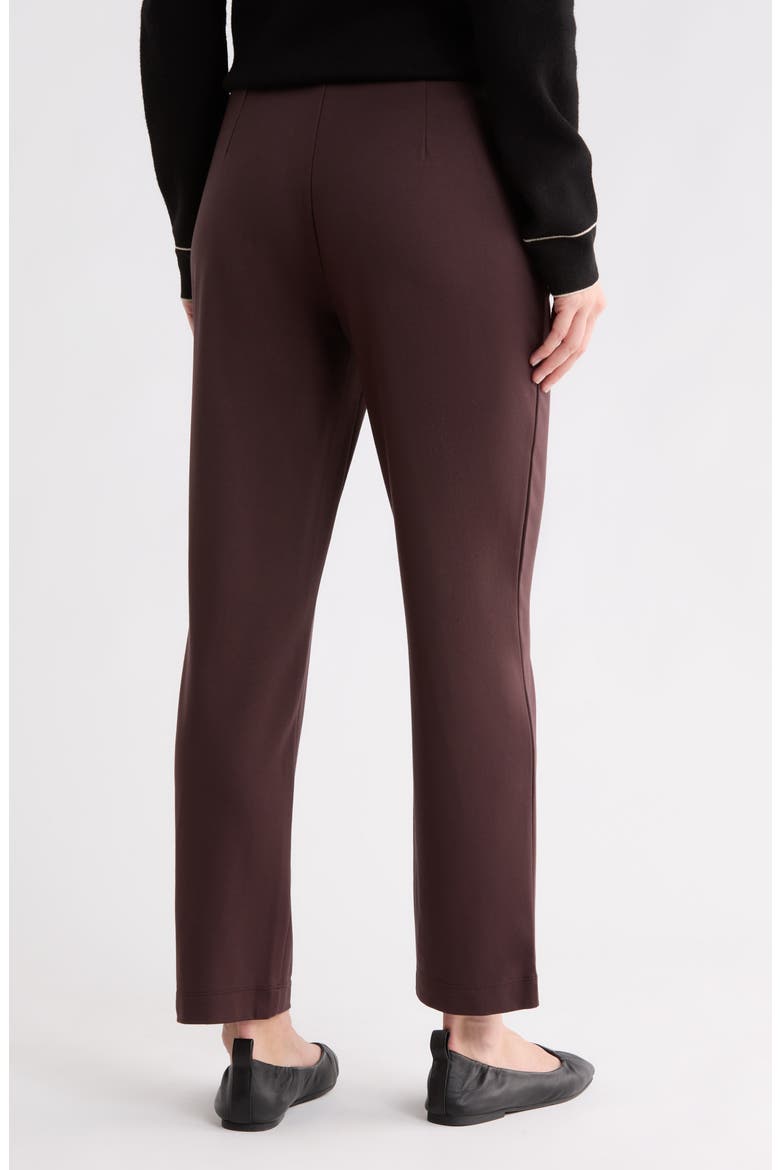 Slim Fit Straight Leg Pants, Alternate, color, CHOCOLATE-CHOCOLATE