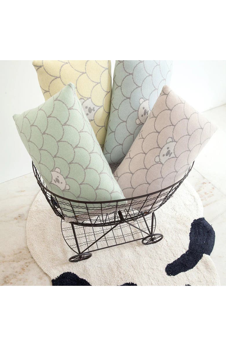 RIAN TRICOT Wally Pillow, Alternate, color, Mint