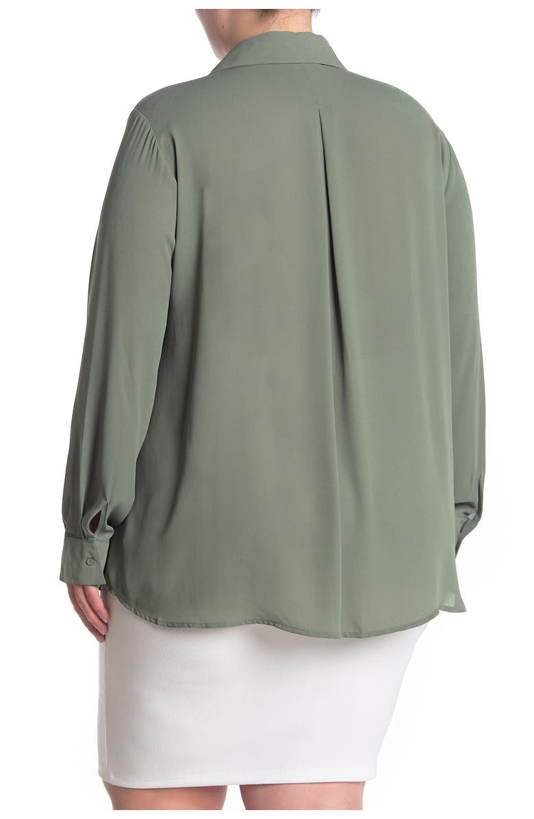 Pleione Button Front Blouse, Alternate, color,