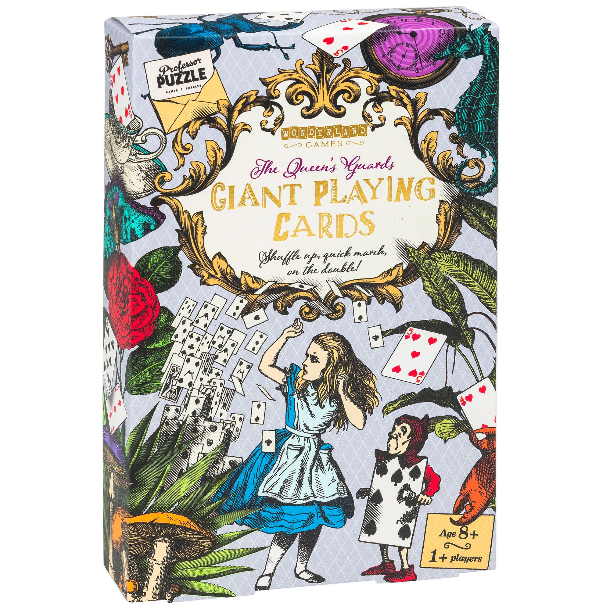Professor Puzzle Queen's Guards Giant Playing Cards 54 Xl Cards in Multicolored 