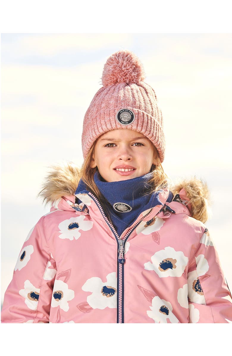 Deux par Deux Baby Girl's Knit Hat Light Pink, Alternate, color, Bridal Rose