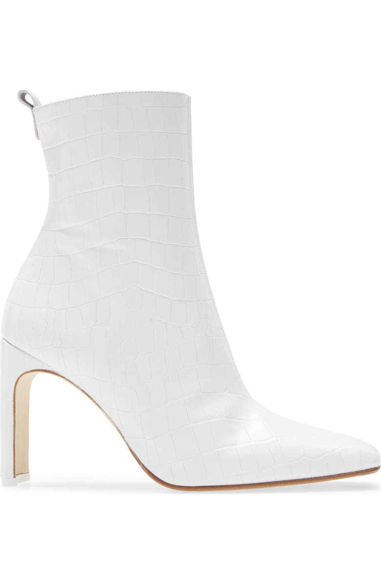 Miista Marcelle Croc Embossed Bootie, Alternate, color,