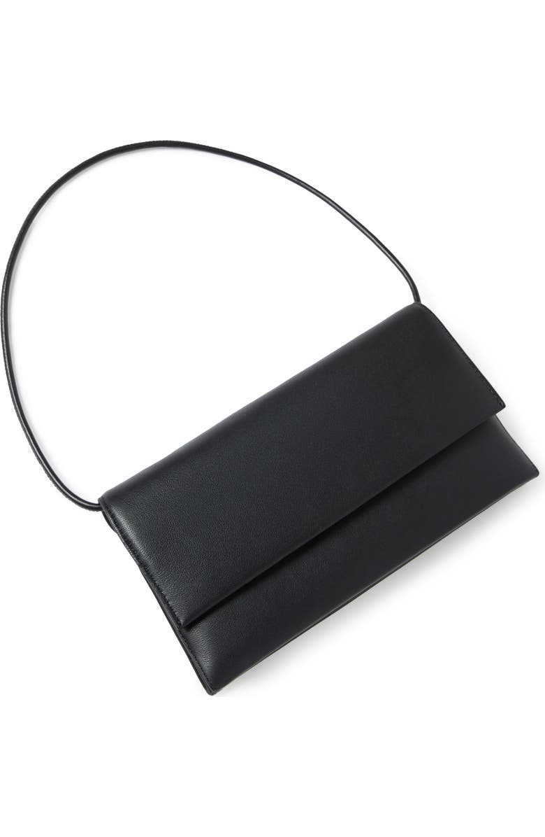 Loeffler Randall Charlee Flap Clutch, Alternate, color, Black