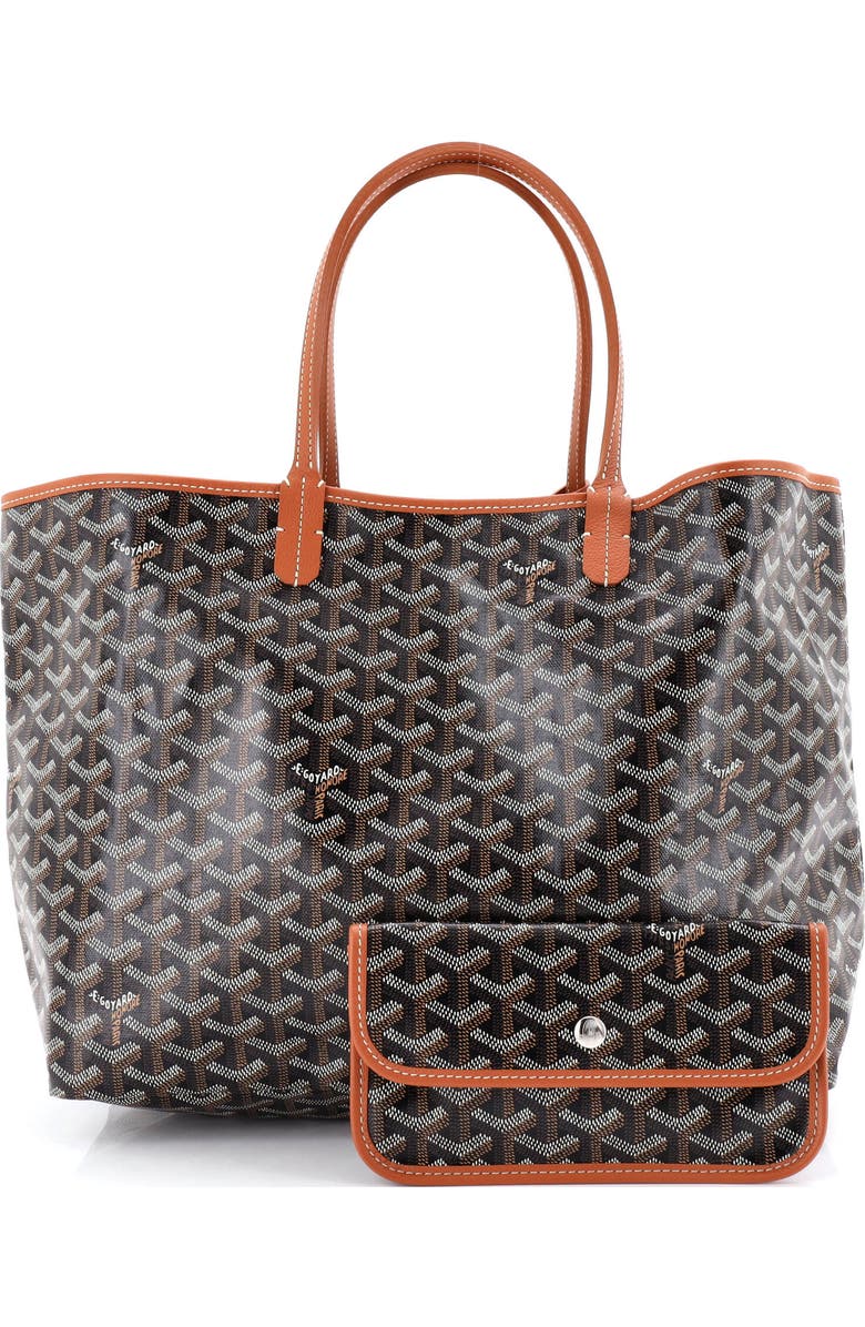 Pre-Owned Goyard Saint Louis Tote Coated Canvas PM, Alternate, color, Brown