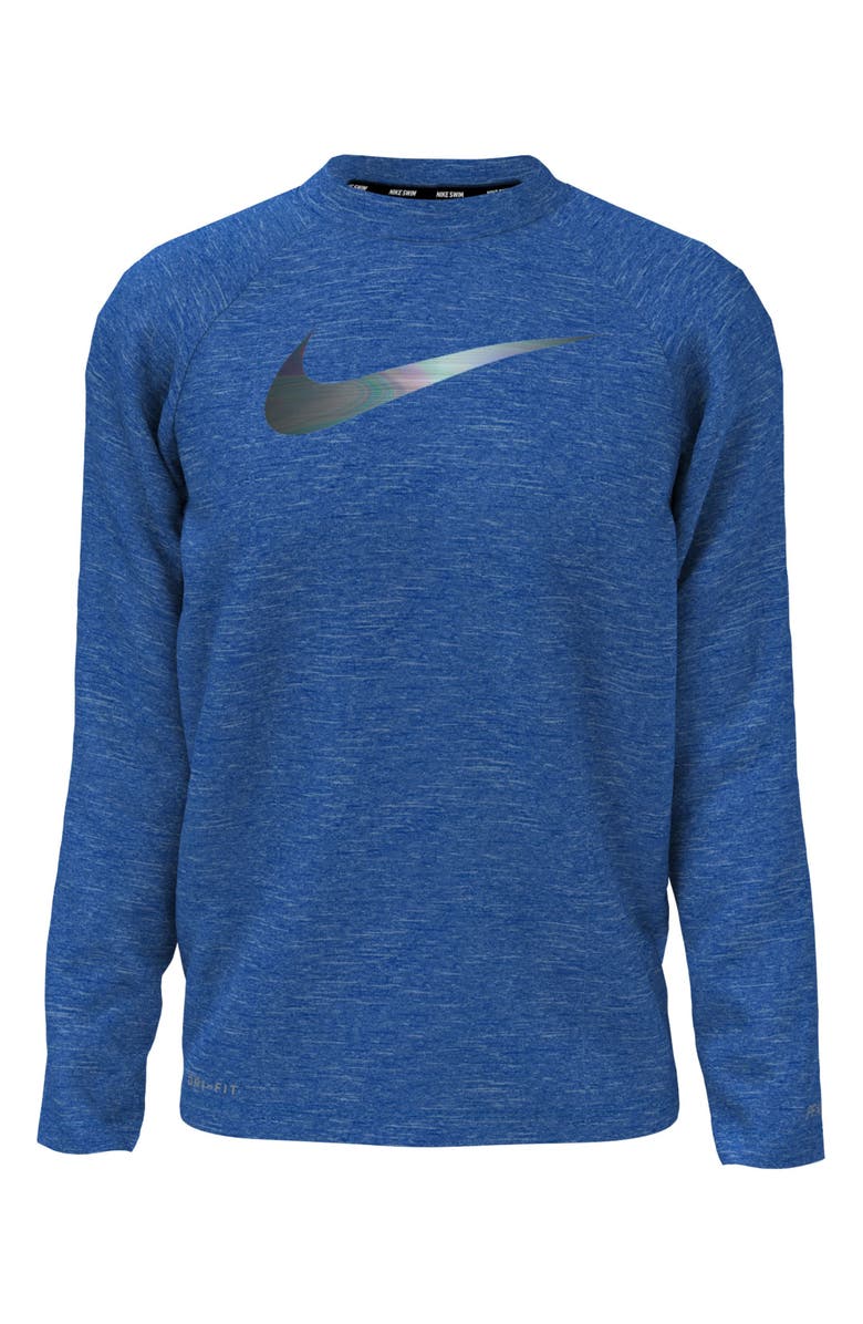 Nike Kids' Hydroguard Swim T-Shirt, Main, color, Game Royal