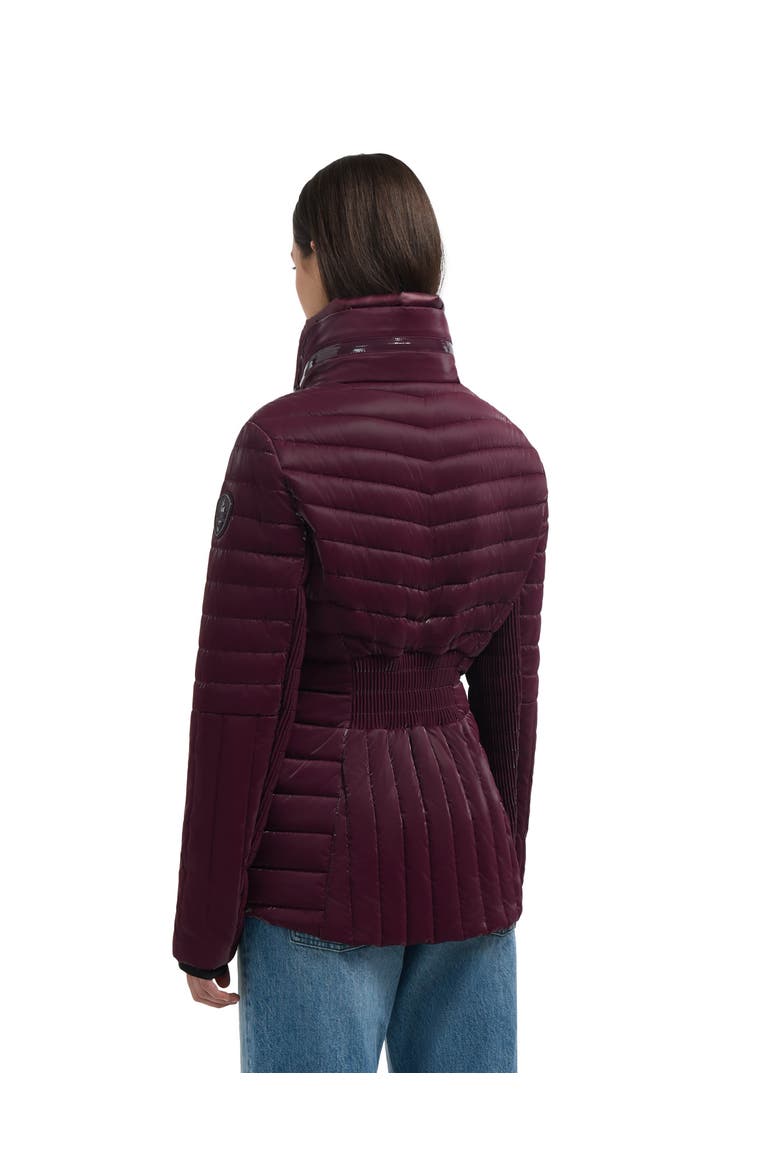 Aludra Channel Quilted Lightweight Puffer, Alternate, color, Mulberry