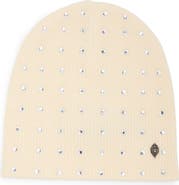 Kurt Geiger London Rhinestone Knit Beanie