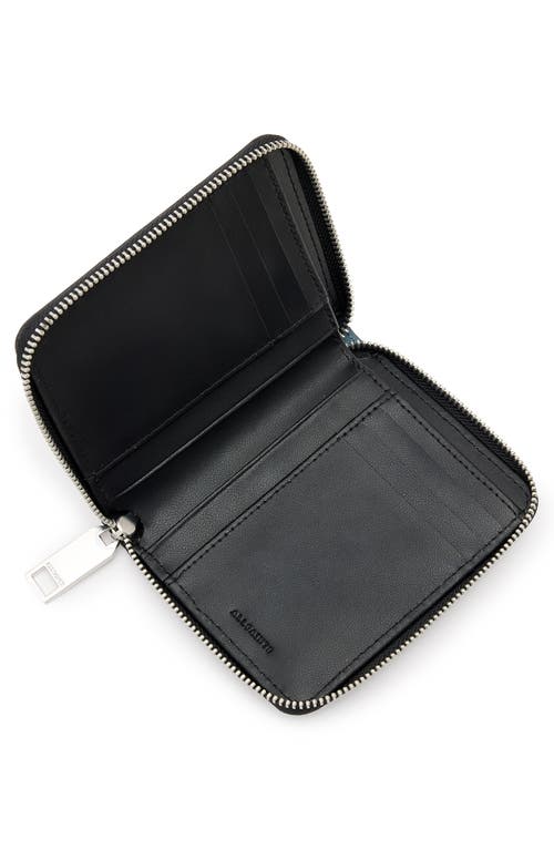 Allsaints Lena Hex Leather Zip Wallet