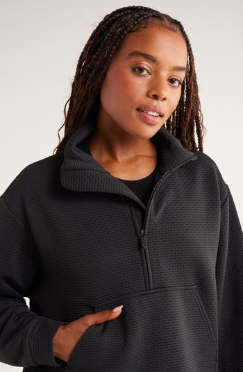 Zella Textured Half Zip Pullover | Nordstrom