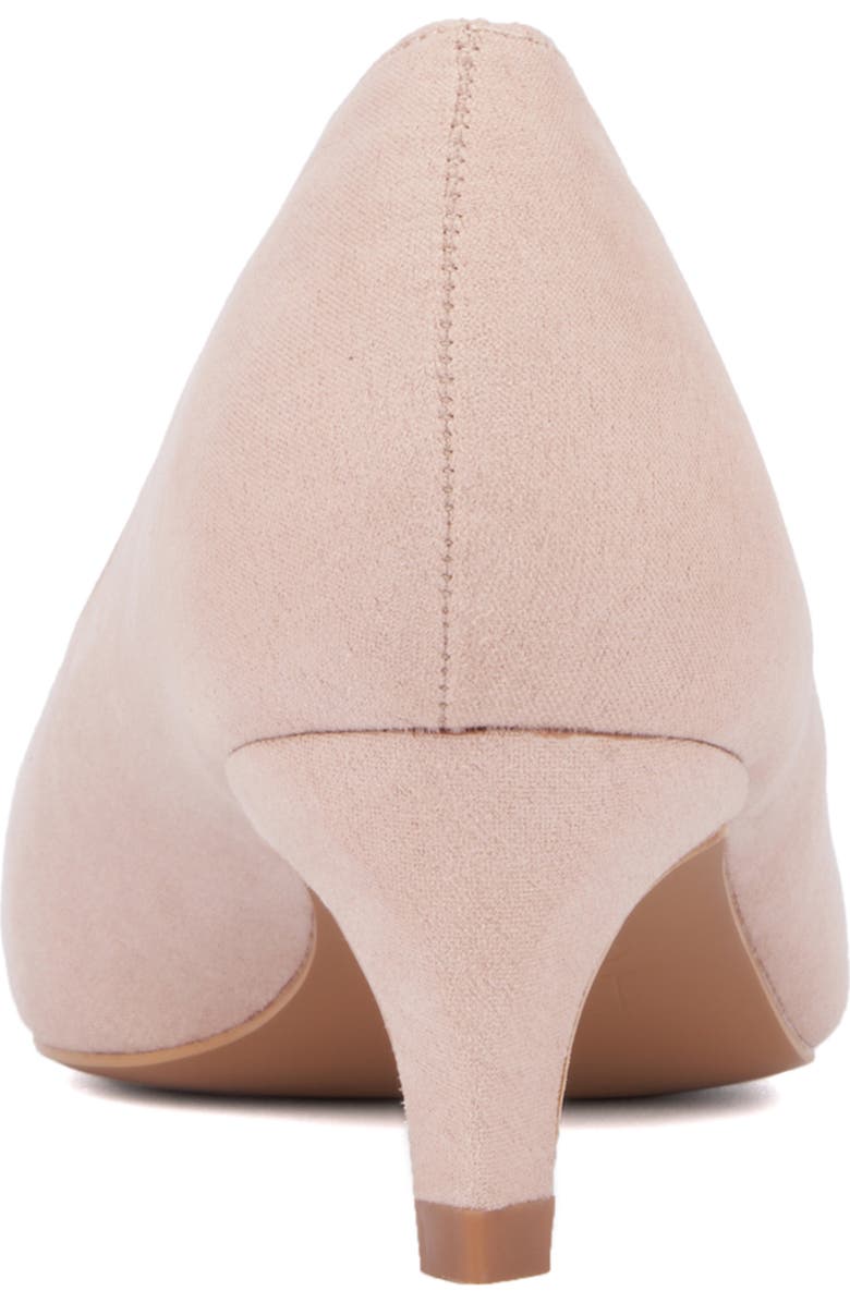 NEW YORK AND COMPANY Kaelyn Kitten Heel Pump, Alternate, color,