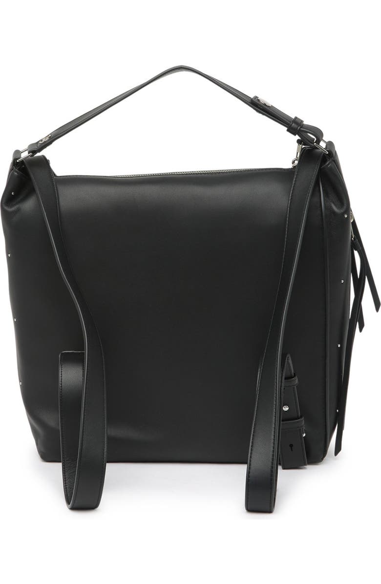 AllSaints Kathi Studded Leather Backpack, Main, color,