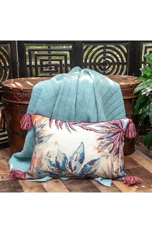 Parkland Collection Embroidered Accent Pillow In Multicolor