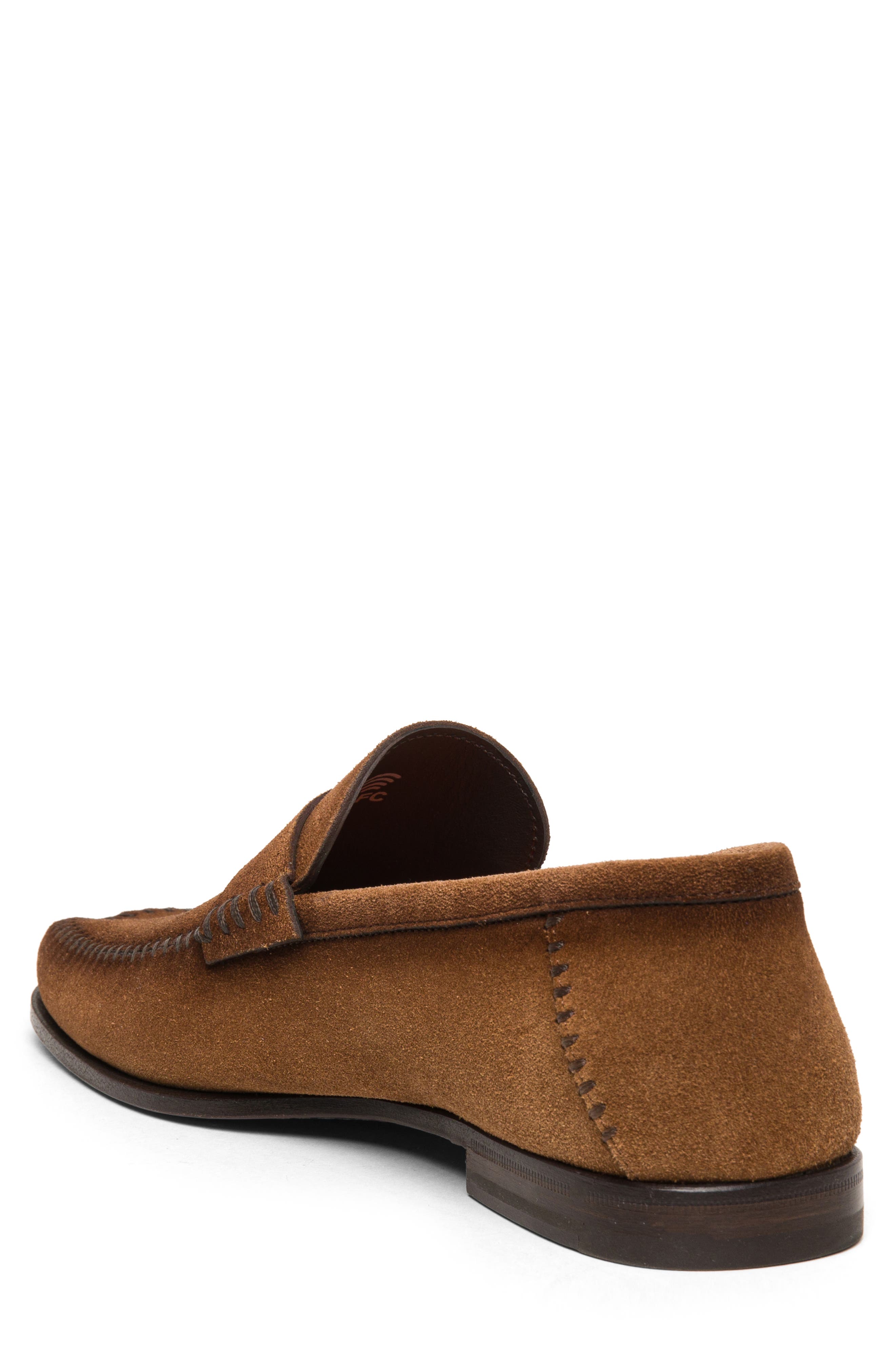 Santoni Paine Loafer, Alternate, color, Brown