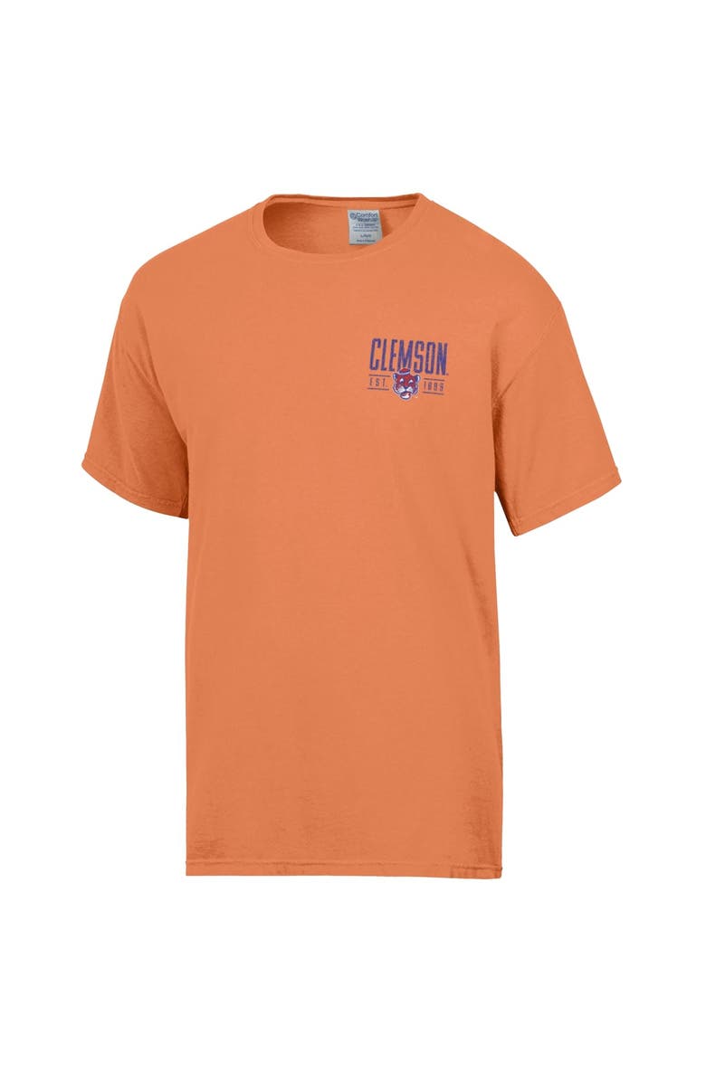 ComfortWash Men's ComfortWash Orange Clemson Tigers Big Name T-Shirt, Alternate, color, Orange