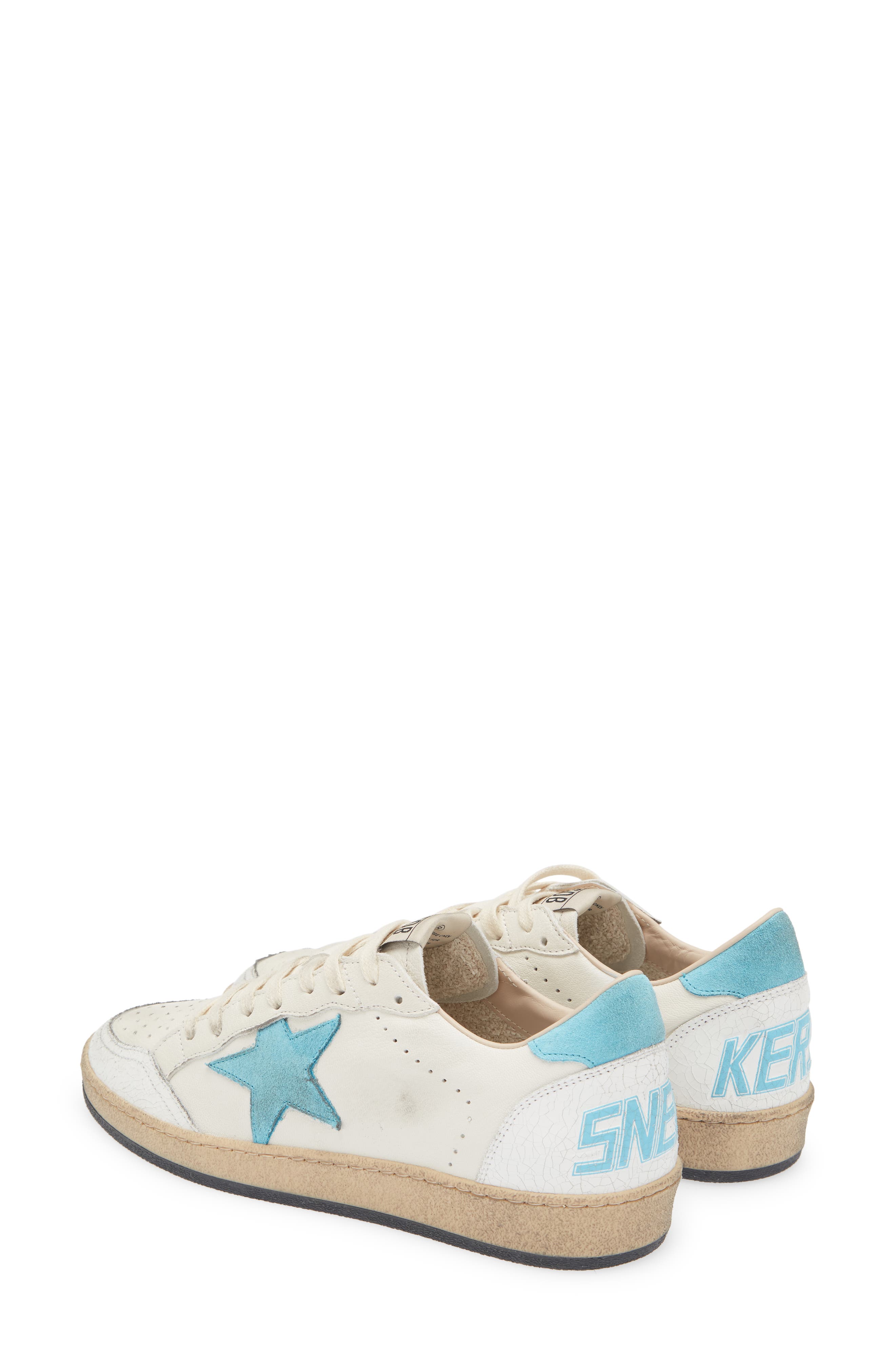 Golden Goose Ball Star Leather Low Top Sneaker, Alternate, color, 