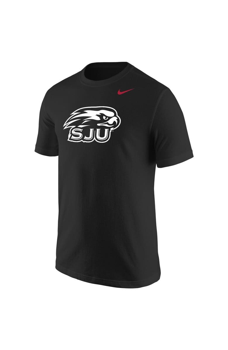 Nike Men's Nike Black Saint Joseph's Hawks Logo Color Pop T-Shirt, Alternate, color, 