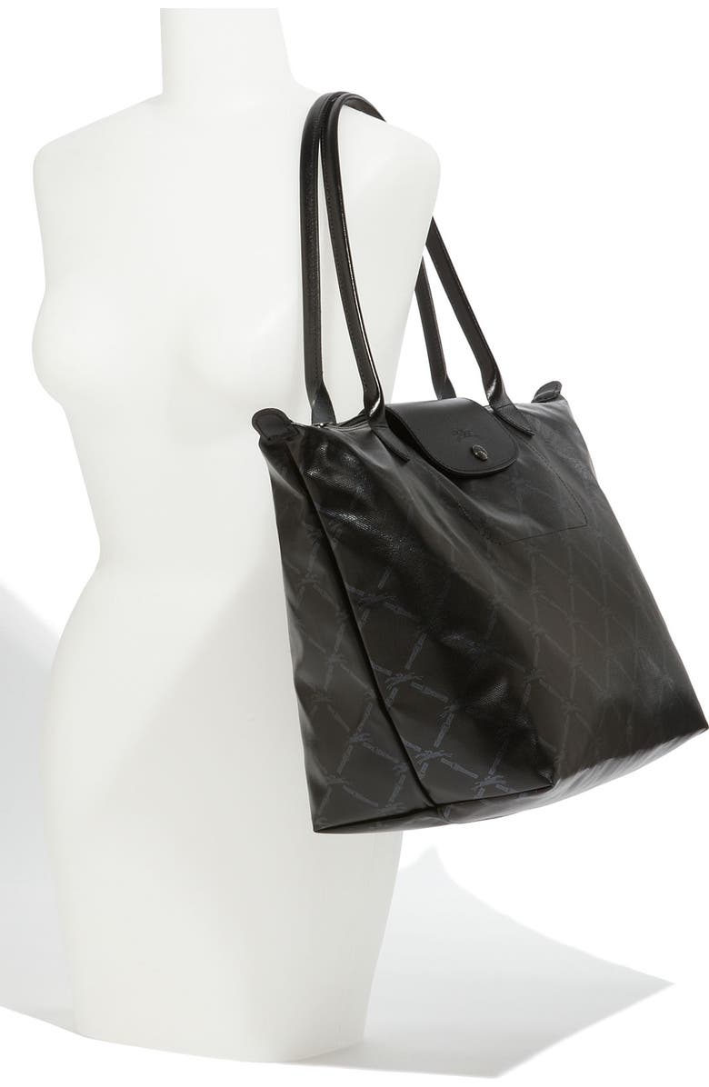 Longchamp 'LM Metal' Shoulder Tote, Alternate, color,