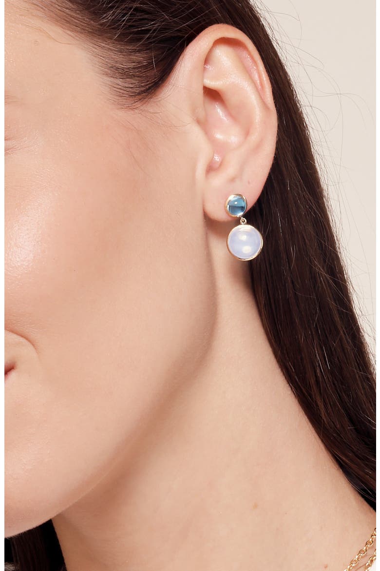 Cirra Moon Drop Earrings, Alternate, color, Blue Topaz