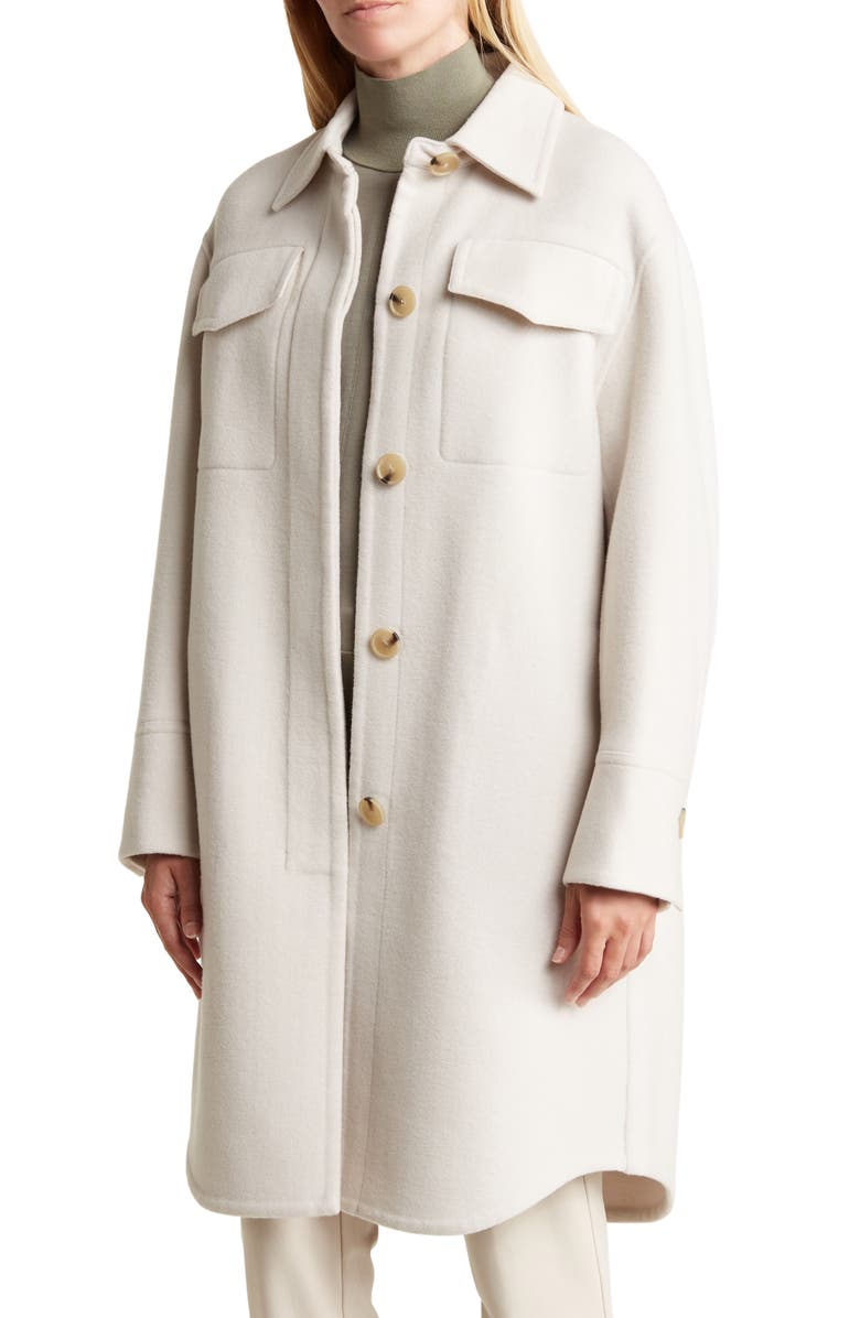 Vince Wool Blend Shirt Jacket, Main, color, 