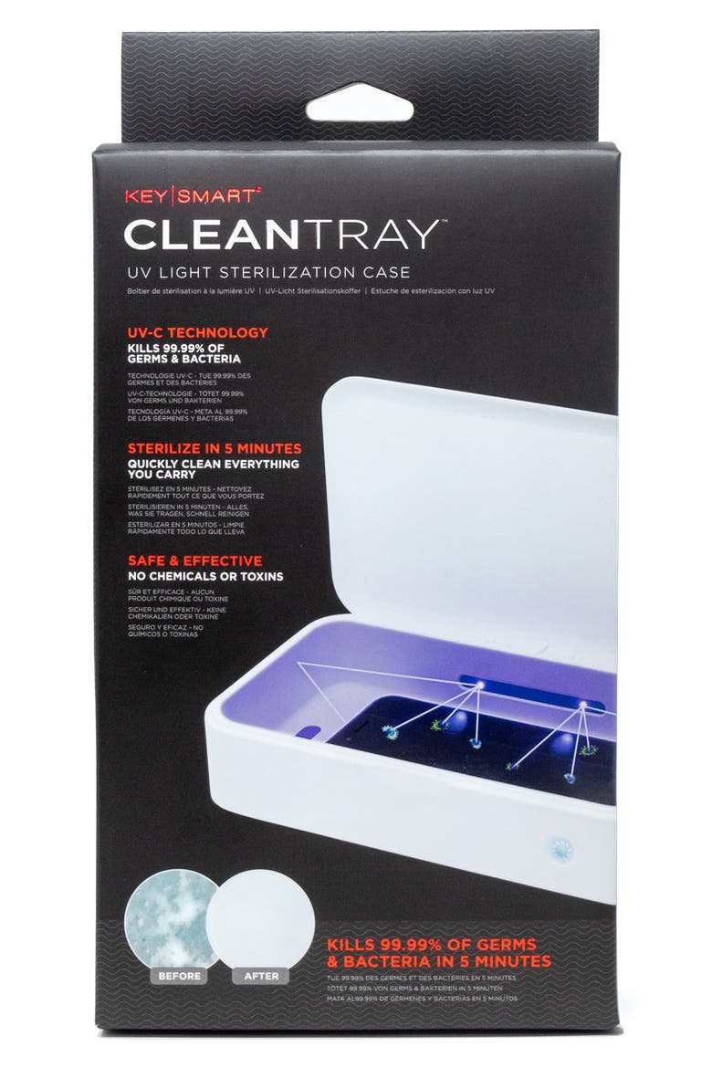 CleanTray UV Light Sterilization Tool, Alternate, color, WHITE