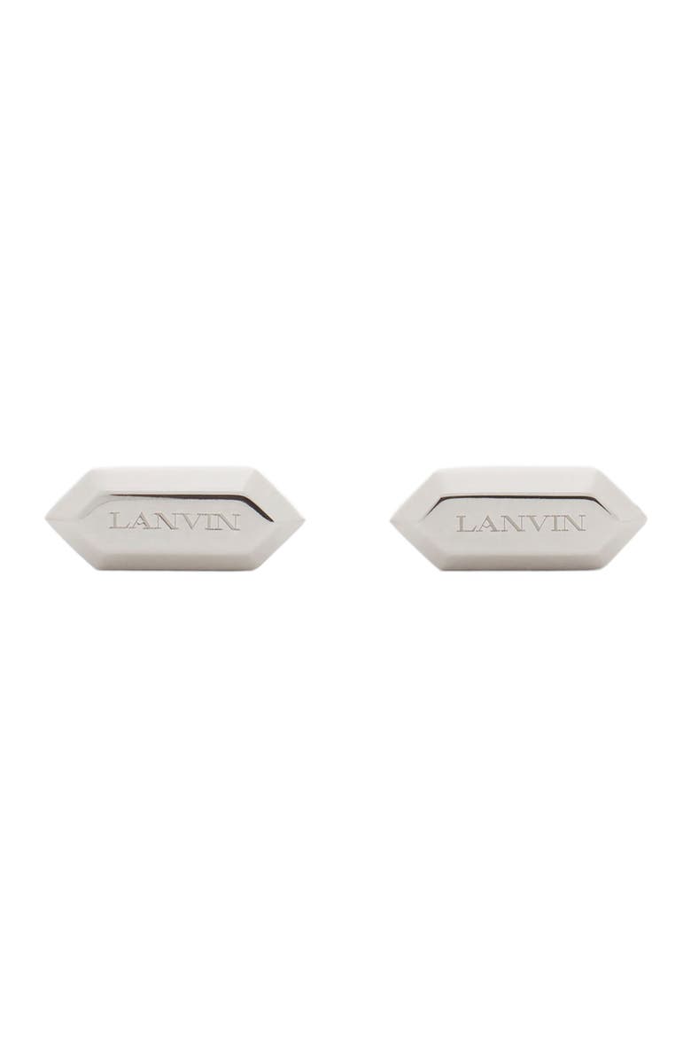 Label Cufflinks, Main, color, SILVER