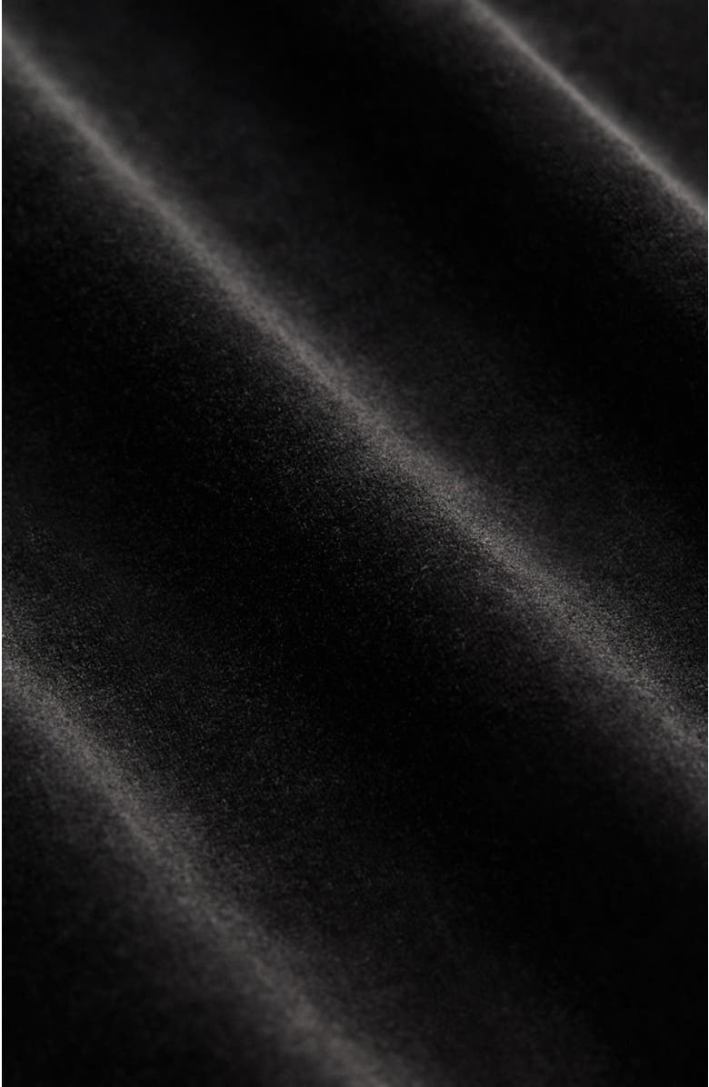 Pact Pure Velour Crew Sweatshirt, Alternate, color, Black