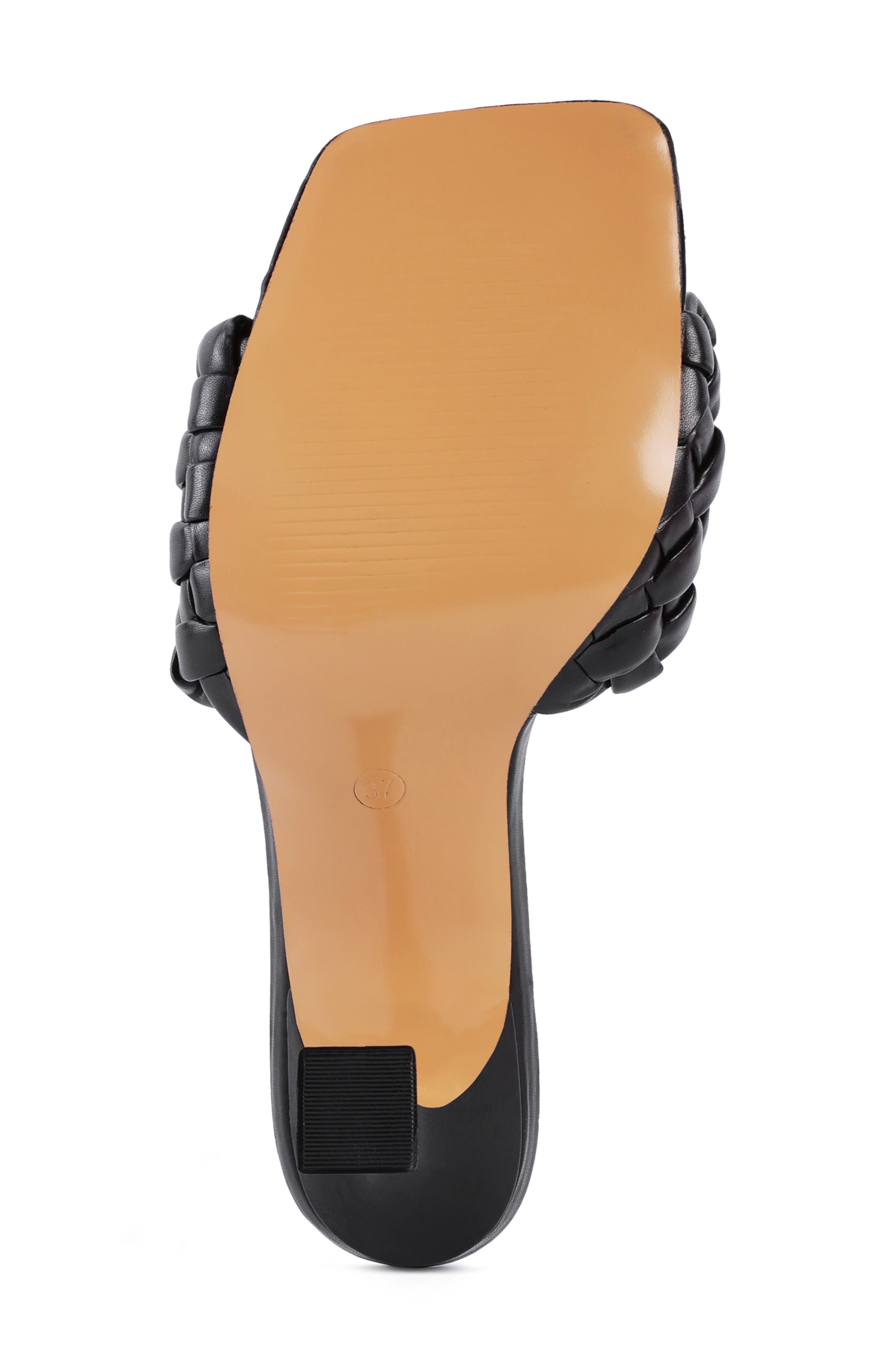 LONDON RAG Celie Woven Heeled Sandal, Alternate, color, 