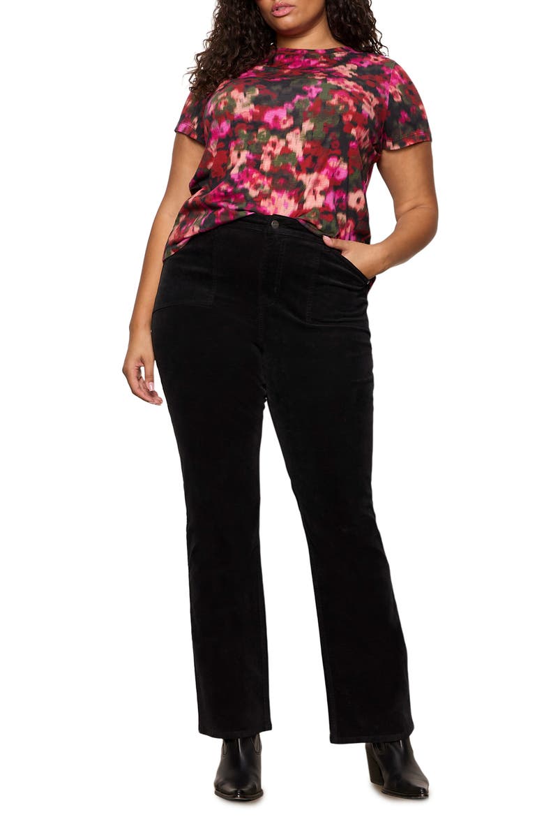 The Perfect T-Shirt, Alternate, color, BERRY GLOW RED