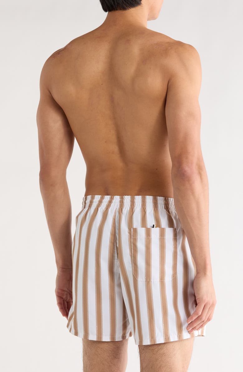 BOSS Piranha Swim Trunks, Alternate, color, Natural