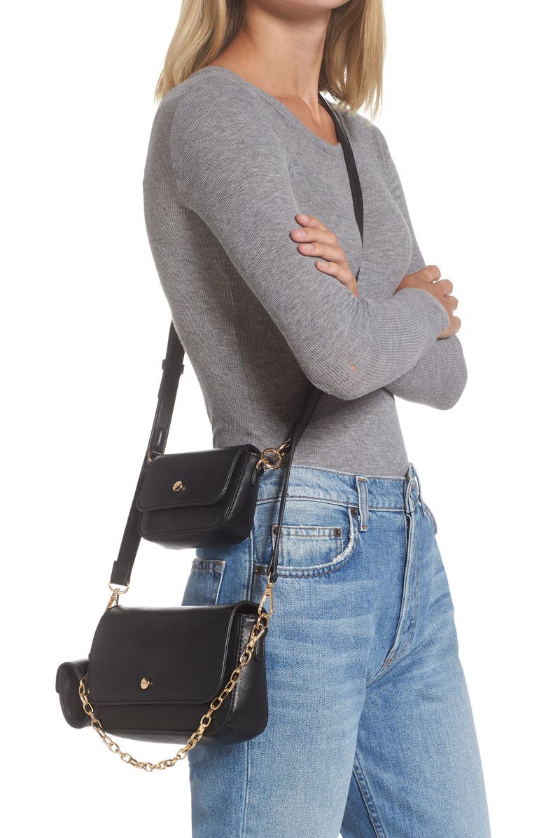 Mali + Lili Three-Piece Vegan Leather Convertible Crossbody Bag, Alternate, color,