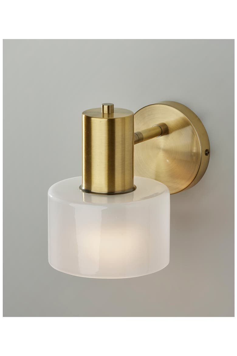 Rhodes Wall Lamp, Alternate, color, ANTIQUE BRASS
