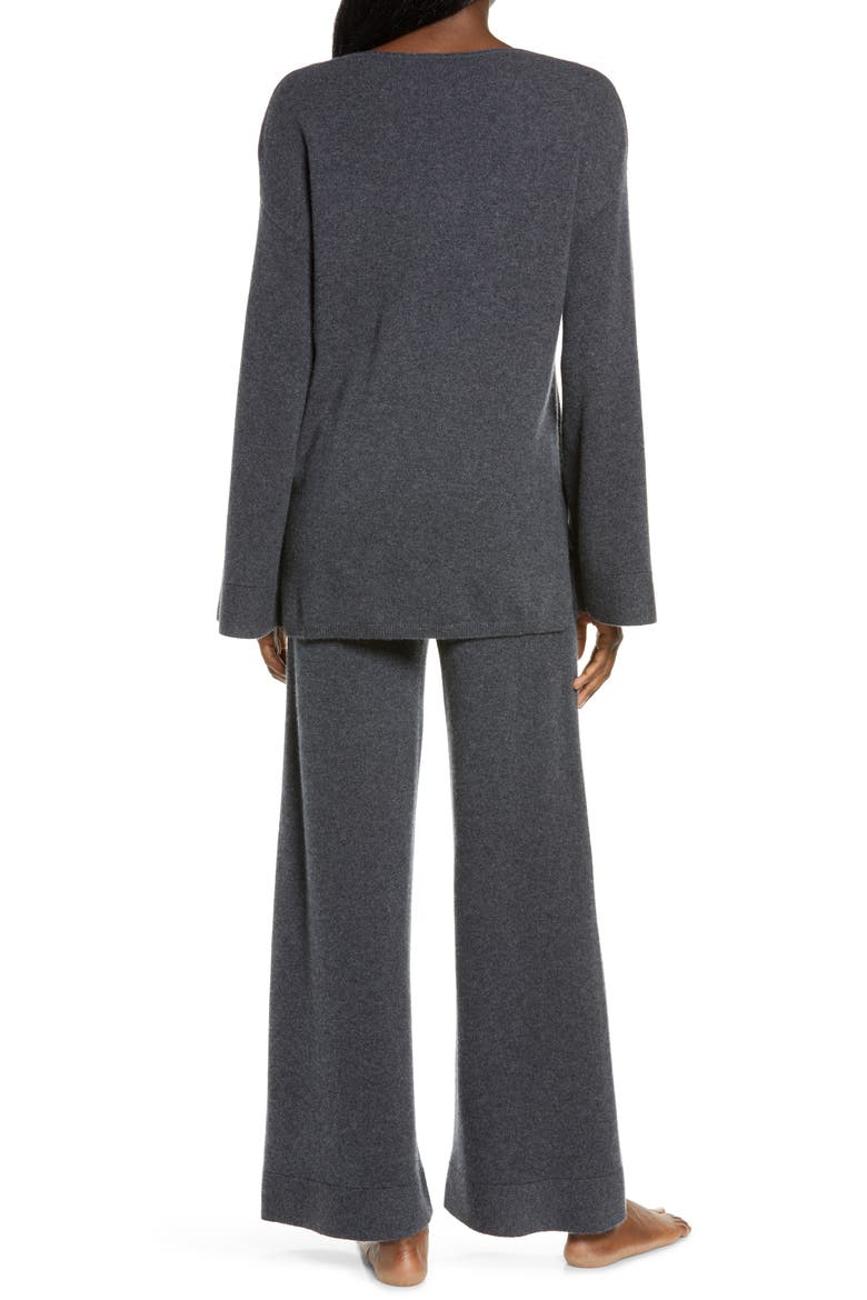 Cashmere Pajamas, Alternate, color, GREY METEOR