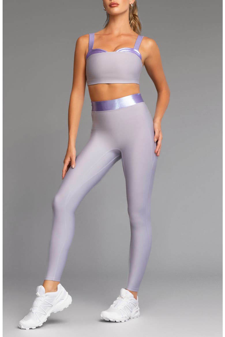 Lina High Waist Leggings, Alternate, color, STEEL