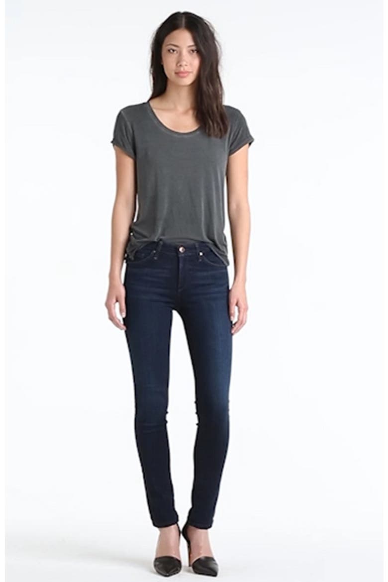 Skinny Stretch Jeans, Alternate, color, JET SETTER