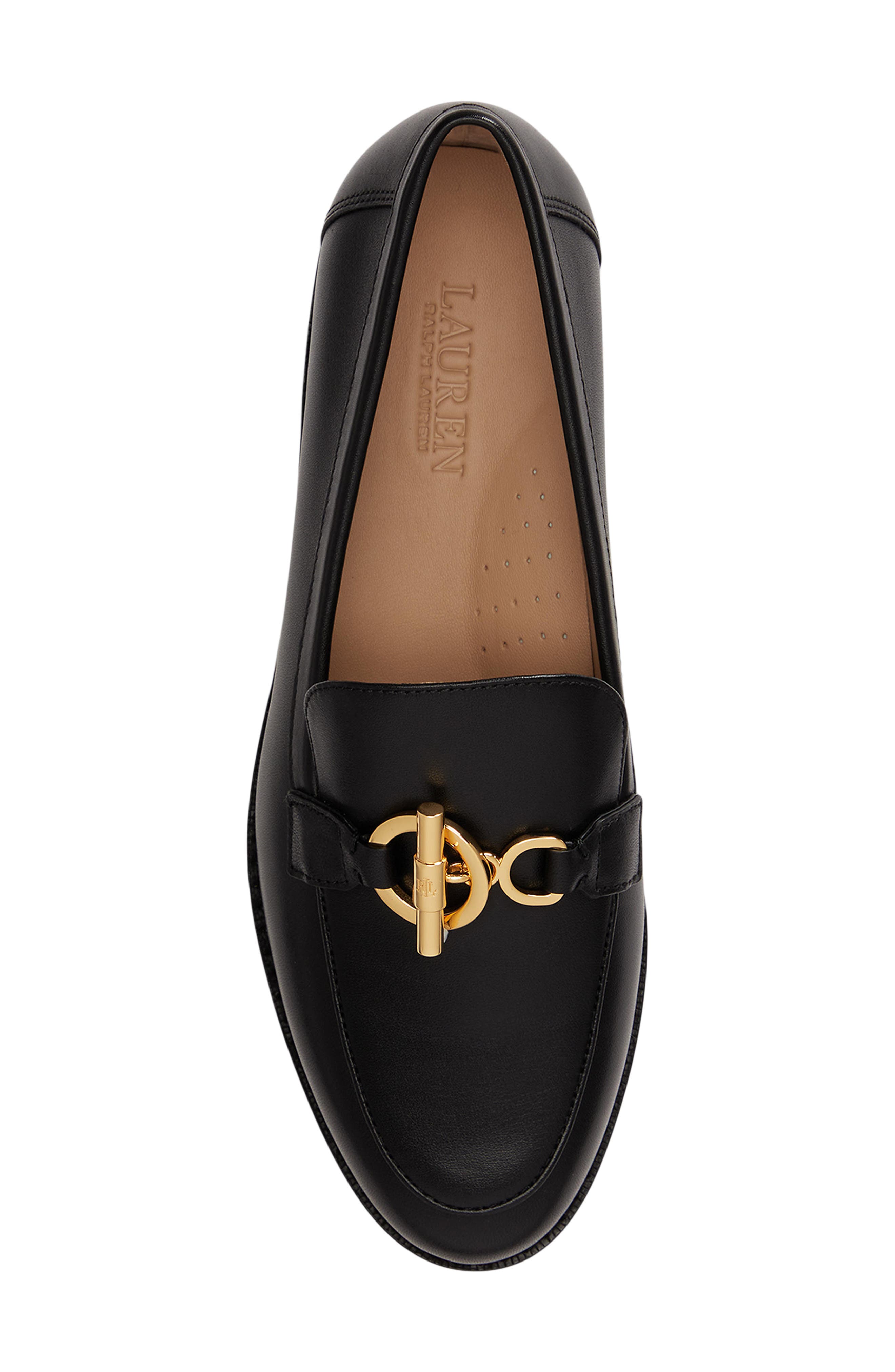 Ralph Lauren Blaike Loafer, Alternate, color, Black