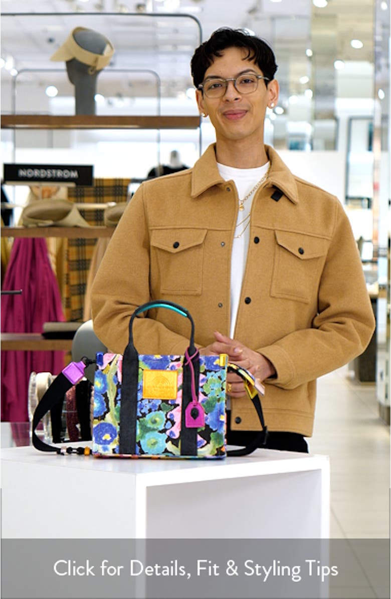 Small Southbank Floral Canvas Tote, sales video thumbnail