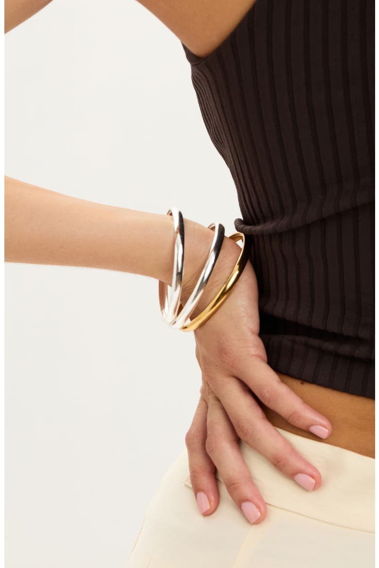 Augustine Bangle, Alternate, color, SILVER