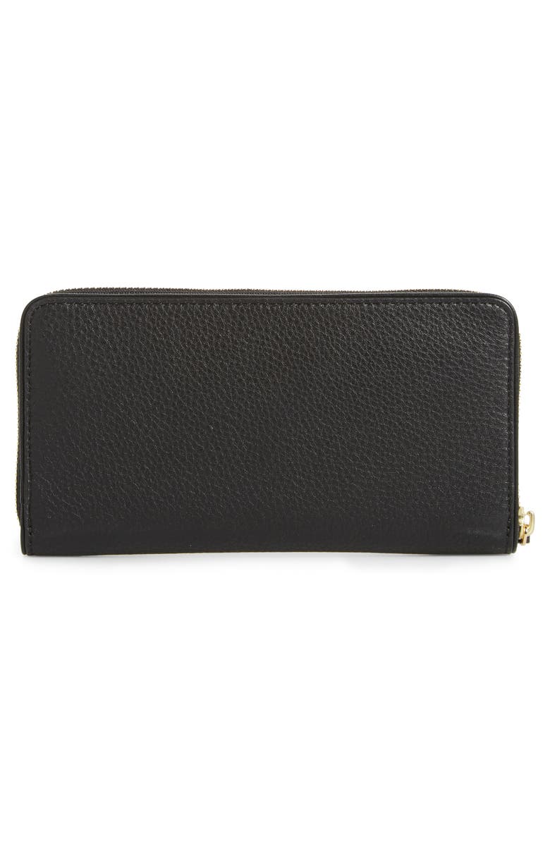 Tory Burch Marsden Leather Zip Around Wallet, Alternate, color,