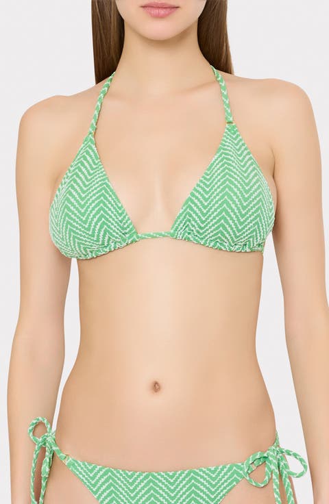 Chevron Triangle Bikini Top