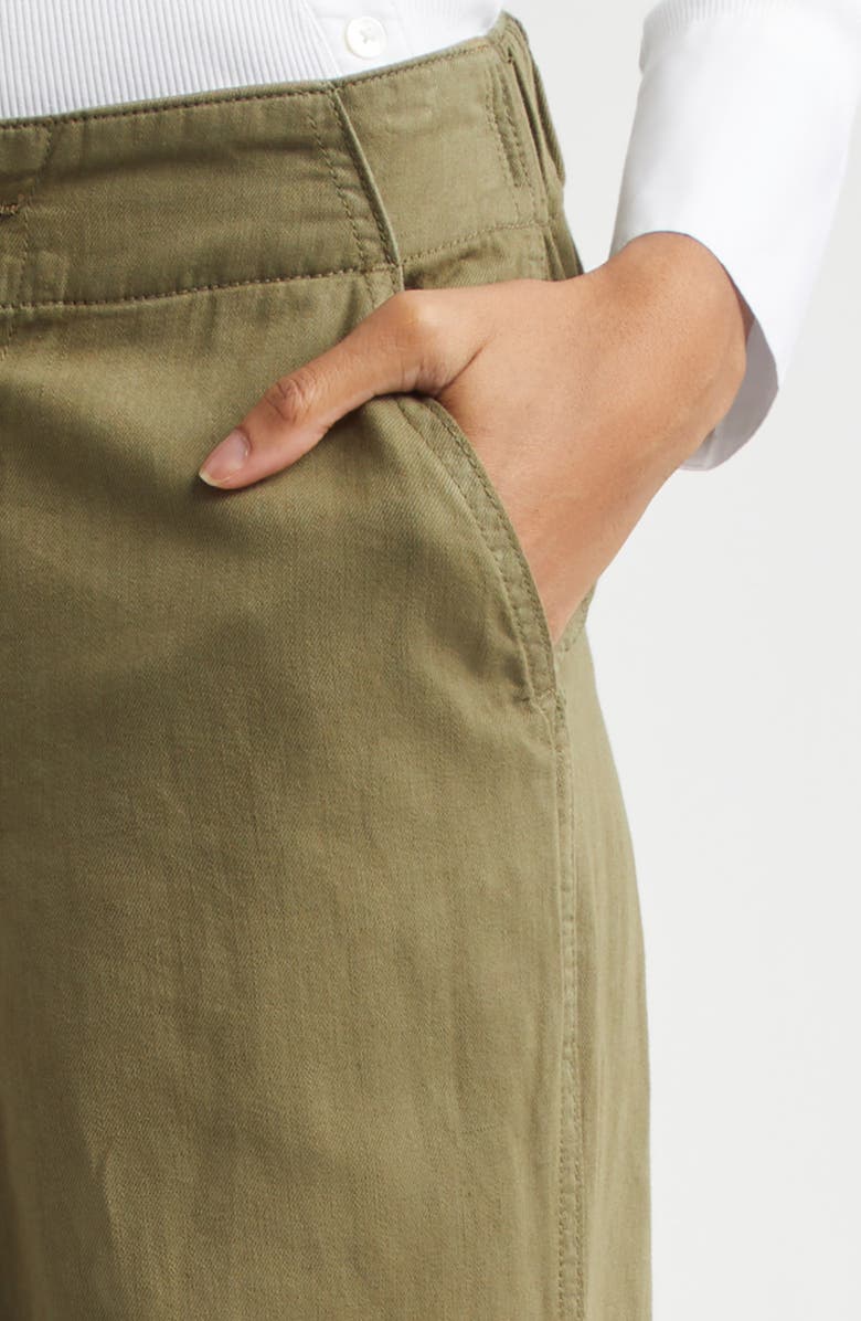 Veronica Beard Kasey Wide Leg Pants, Alternate, color, Army