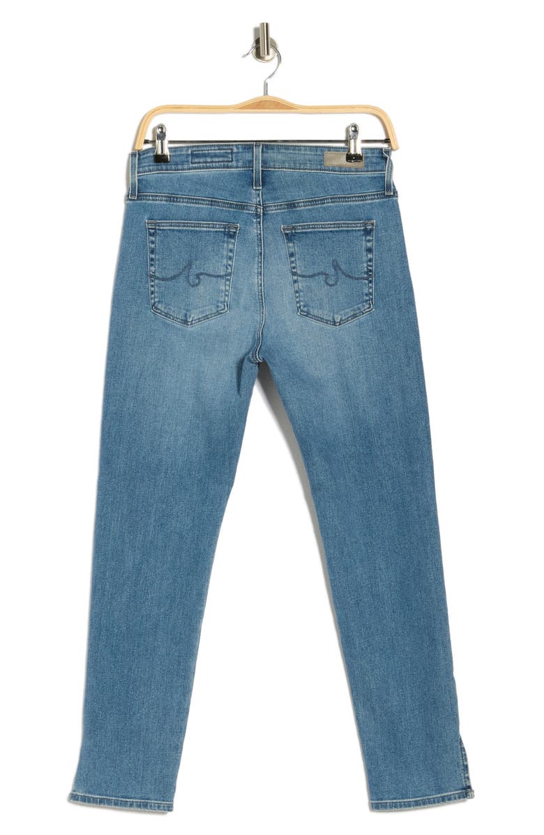 AG Stevie High Waist Split Hem Ankle Jeans, Alternate, color, Rhodes